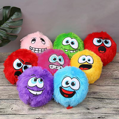 FUZZY BALL EMOT 15cm 毛皮の毛皮のボール エモーション タッセル 内部のボール素材 PVC 15cm
