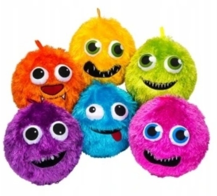 FUZZY BALL EMOT 15cm 毛皮の毛皮のボール エモーション タッセル 内部のボール素材 PVC 15cm