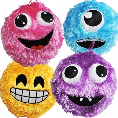 FUZZY BALL EMOT 15cm 毛皮の毛皮のボール エモーション タッセル 内部のボール素材 PVC 15cm