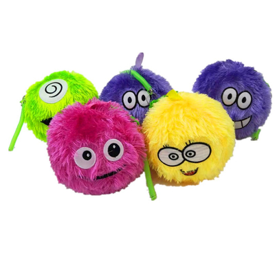 FUZZY BALL EMOT 15cm 毛皮の毛皮のボール エモーション タッセル 内部のボール素材 PVC 15cm