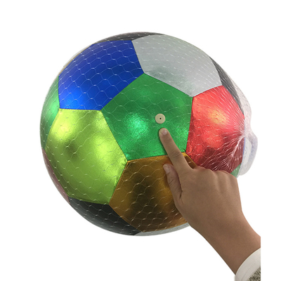 OEM ODM 25cm キッズ 輝くPvc 充気型パルシュ 毛布 カバー 玩具 サッカーボール