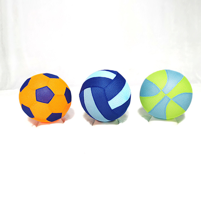 子供のためのカラフルな柔らかい布のおもちゃボール メッシュファブリックサッカーOEM ODM