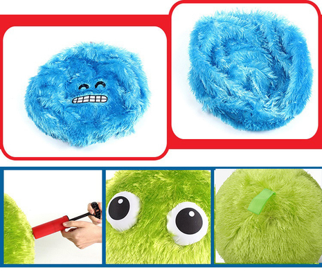 23cm Fuzzy Emoj 毛深い膨張ボール 毛深いモンスターデザイン 14歳以上