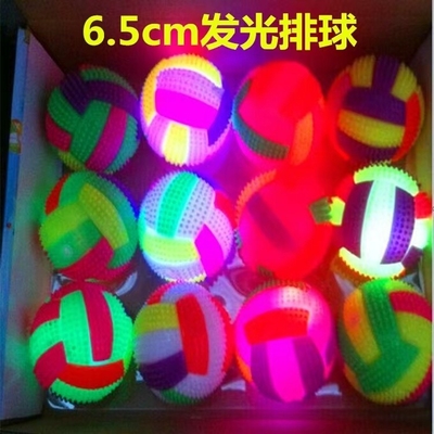 EN71 認証されたセンサービルダー ライトアップ LED 尖った尖った跳ねボール 6.5CM/7.5CM