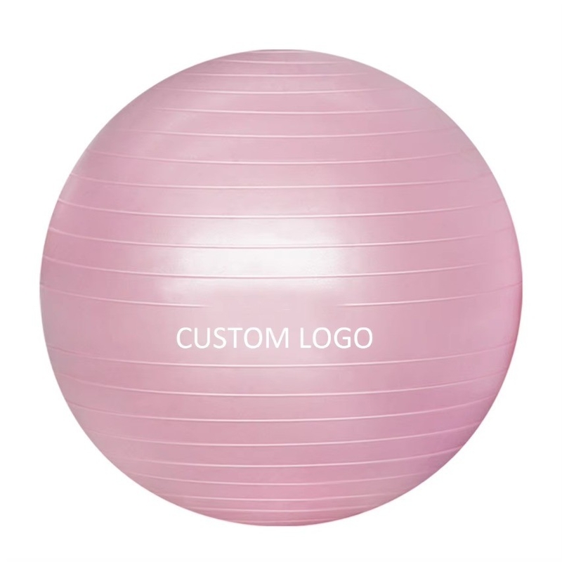 Availalbe OEM 55cm PVC アンチバースト ジム エクササイズ ヨガボール エアポンプとカラーフル